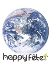 Decoration murale de la terre vue du haut, 66 cm