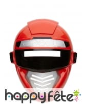 Demi masque de power ranger rouge pour enfant, image 1
