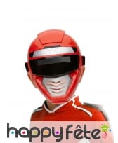 Demi masque de power ranger rouge pour enfant