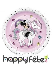 Déco Minnie et licorne pour table d'anniversaire, image 1