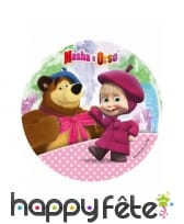 Disque Masha e Orso en azyme de 21cm, image 2