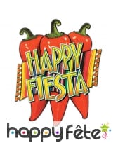 Décoration mexicaine happy fiesta