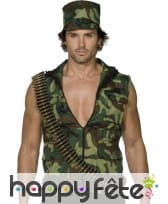 Déguisement militaire homme sexy jungle