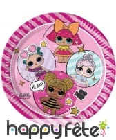 Déco metallic L.O.L pour table d'anniversaire, image 1