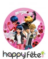 Disque Miraculous Ladybug azyme de 20cm, image 1