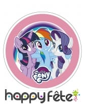 Disque My Little Pony de 21 cm en azyme