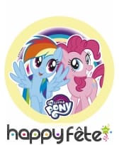 Disque My Little Pony de 21 cm en sucre, image 2