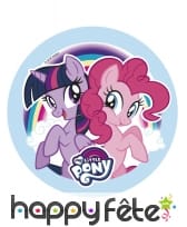 Disque My Little Pony de 21 cm en sucre, image 3