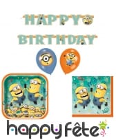 Déco Moi Moche et Méchant 2 pour anniversaire