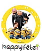 Disque Moi Moche et Méchant en sucre, 21cm, image 1