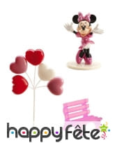 Décorations Minnie pour gâteau en kit. PVC, image 1