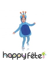 Déguisement monstre peluche bleu pour enfant