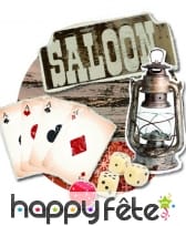 Décoration murale Saloon poker