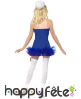 Déguisement marin sexy bleu rouge, image 2