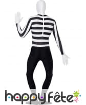 Combinaison Seconde Peau Verte Adulte - Déguisement Moulant Couvrant - Pour EVG, Halloween, Carnaval - Taille Unique Extensible