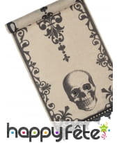 Déco motif tête de mort pour table de Halloween, image 2