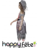 D&eacute;guisement mari&eacute;e zombie pour enfant, image 2