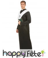 Déguisement noir et blanc de curé, image 1