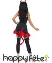 Déguisement noir rouge diablesse sexy, image 2