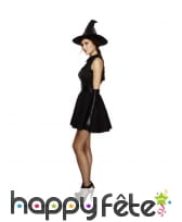 Déguisement noir sexy de sorcière, image 1