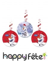 Déco Olaf pour table d'anniversaire, image 1