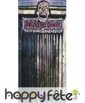 Décoration porte avec yeux lumineux