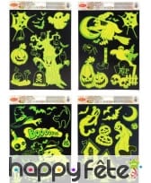 Déco phospho de halloween pour fenêtre