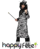 Déguisement pimp daddy zebre