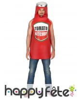 Déguisement pot de ketchup