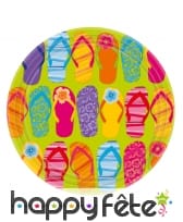 D&eacute;corations plage et tongs de table d'anniversaire, image 1