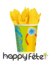 D&eacute;corations plage et tongs de table d'anniversaire, image 3