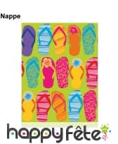 D&eacute;corations plage et tongs de table d'anniversaire, image 4