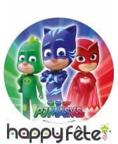 Disque Pyjamasques en azyme de 21cm, image 2