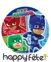 Disque Pyjamasques en azyme de 21cm