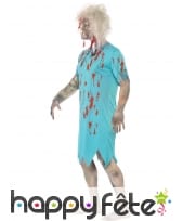 Déguisement patient hopital zombie, image 2