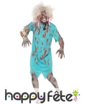 Déguisement patient hopital zombie