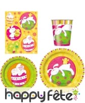 Décorations petit lapin pour anniversaire