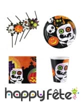 Décos Petits monstres de Halloween pour table