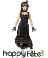 Déguisement punk noire vampire