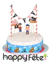 Décoration pirate pour gâteau, image 1