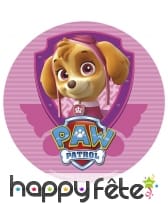 Disque Pat Patrouille de 20cm en azyme