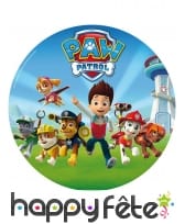 Disque Pat Patrouille en sucre de 20cm