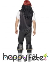 Déguisement pirate rouge noir, image 1