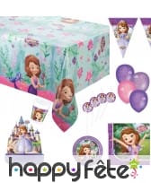 Décos princesse Sofia pour anniversaire