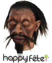 Décoration petite tête vaudou à suspendre