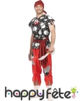 Déguisement pirate têtes de mort