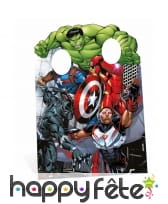 Double passe tête Avengers pour enfant