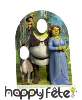 Double passe tête de Shrek pour enfant
