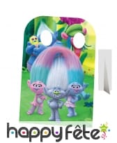 Double passe tête de trolls pour enfant