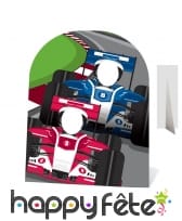 Double passe-têtes pilotes de formule 1